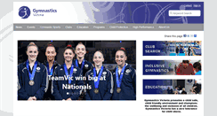 Desktop Screenshot of gymnasticsvictoria.org.au